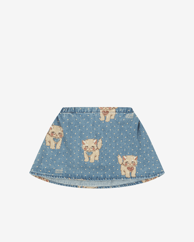 Denim Skjørt Barn - Woven, 100% Øko Bomull | Magot Skirt GOTS