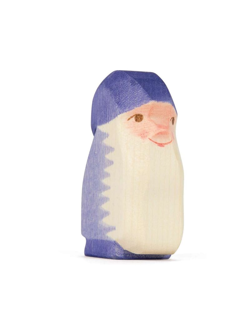 Dverg Trefigur - Håndlaget Dukketeater Dukker | Dwarf Purple