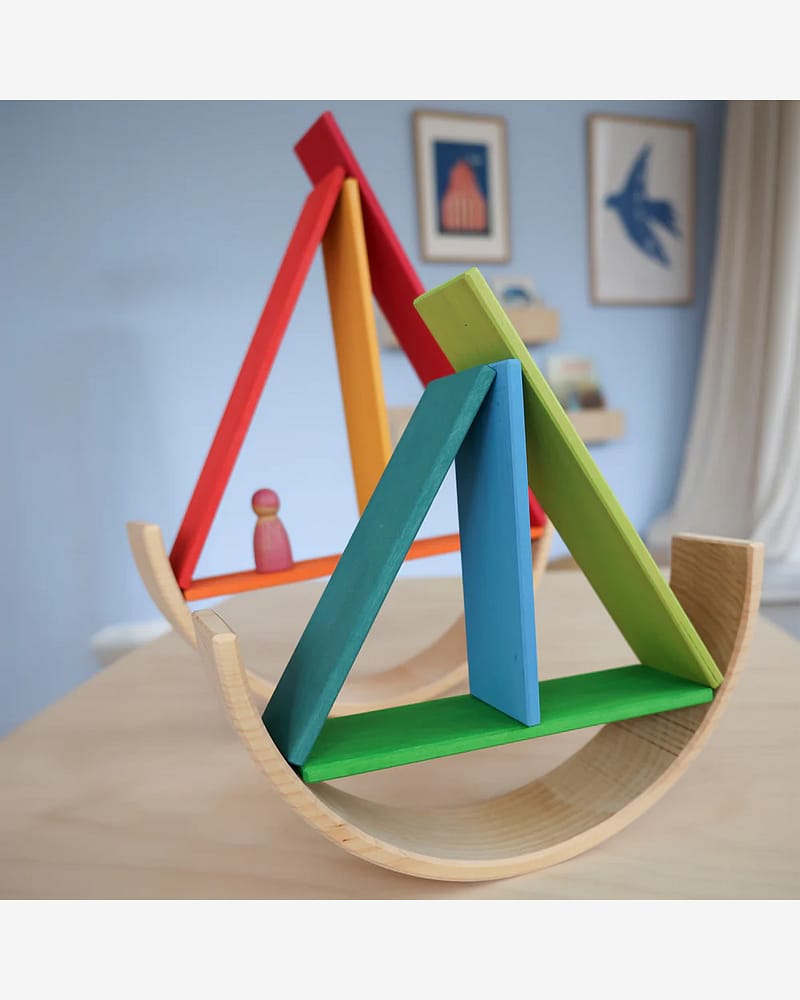 Pastel Planker - Stableleke i Tre | Montessori Leker