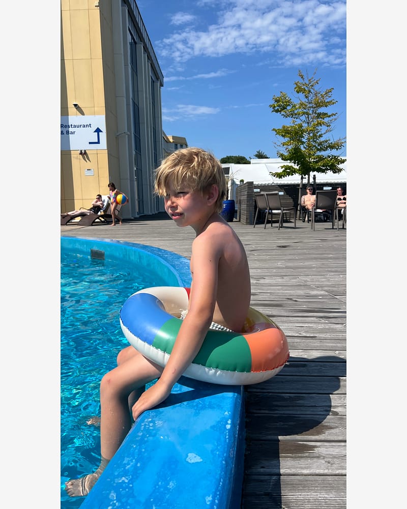 Badering & Badeball Sett - fra 3 år, Oppblåsbar | Swim Ring & Beach Ball Set