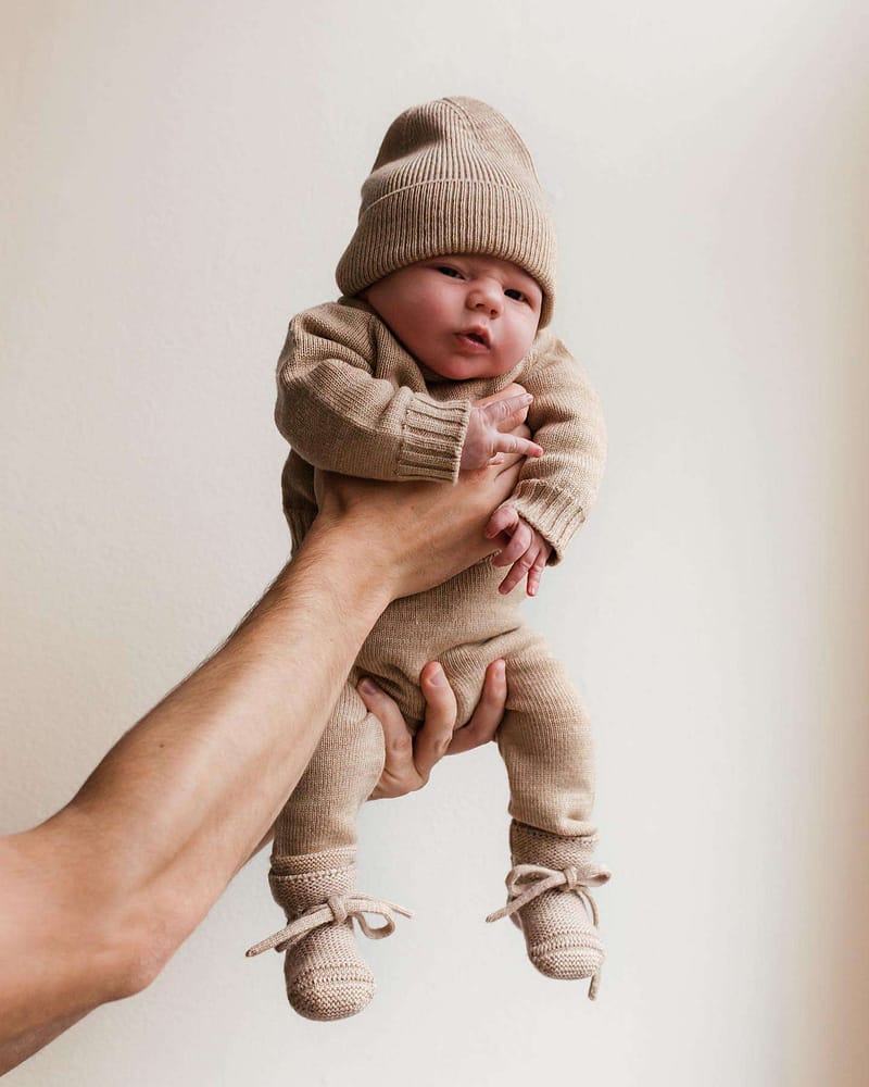 Babytøfler Ull - 100% Merino