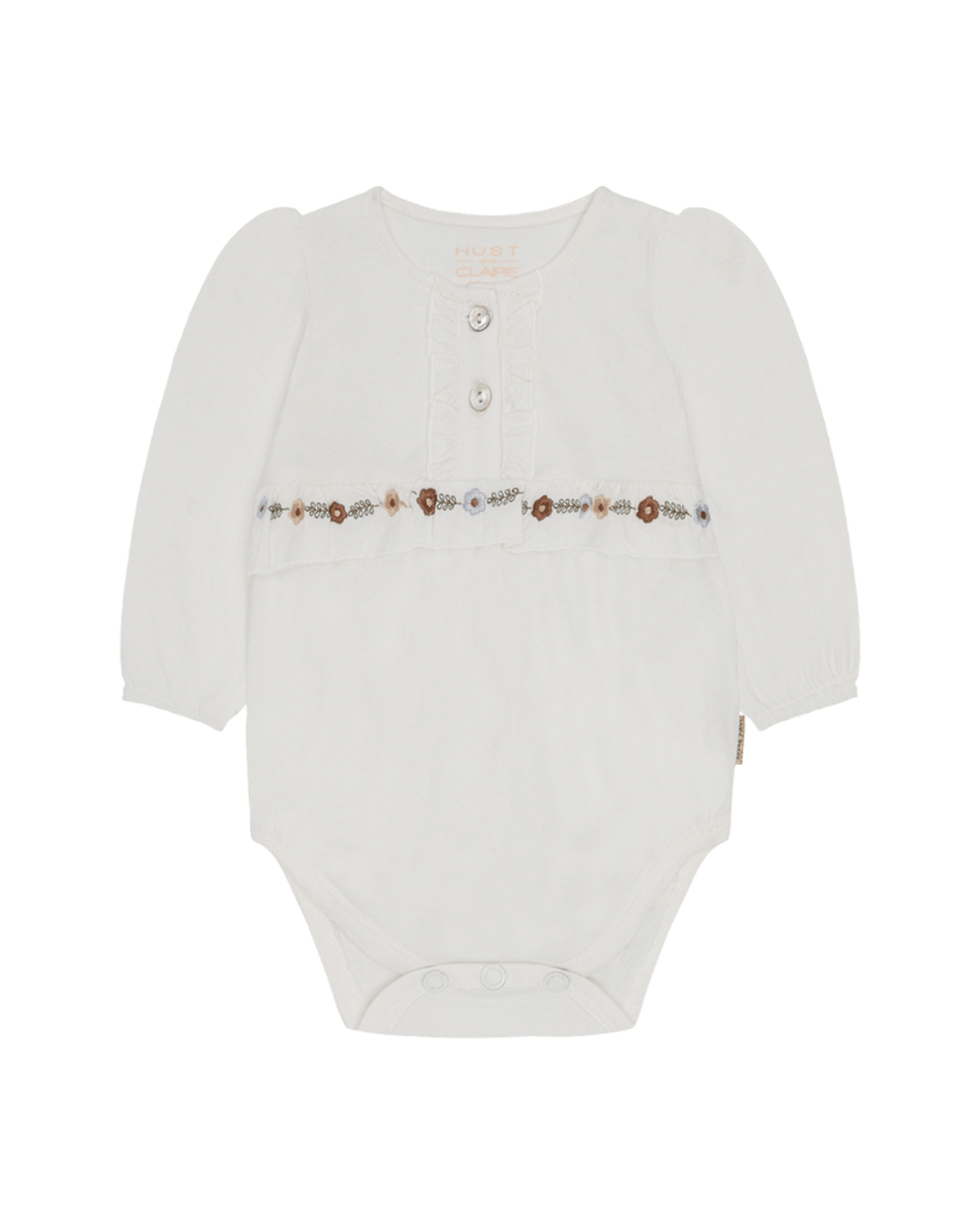 Body Baby – 100% Øko Bomull | Britt Dot structure, Kremhvit - Sugar