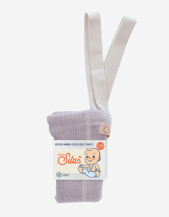 Strømpebukse Rib u/ føtter, m/ seler - Footless Tights