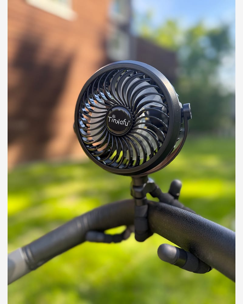 Vifte til barnevogn - Oppladbar