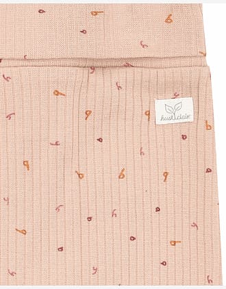 Leggings Baby m/ dobbelt liv & trylleføtter - Øko Bomull | Luca Letter Aop