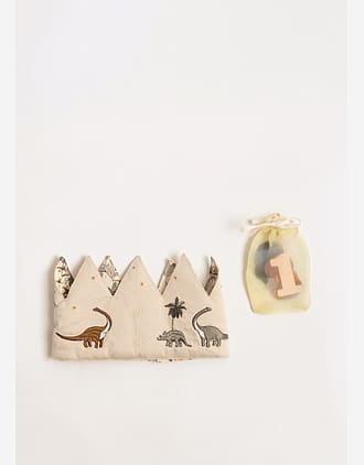 Bursdagskrone Barn 1-9år - Økologisk & Resirkulert | Fabric Birthday Crown
