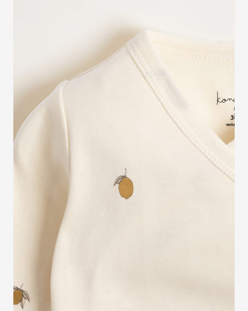 Heldress Baby med Omslag - Øko Jersey | Newborn Onesie GOTS
