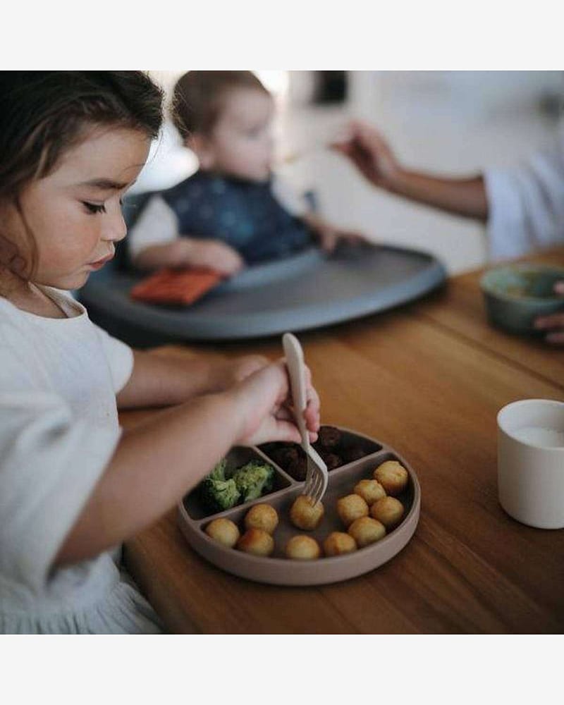 Tallerken med Sugekopp - Silikon