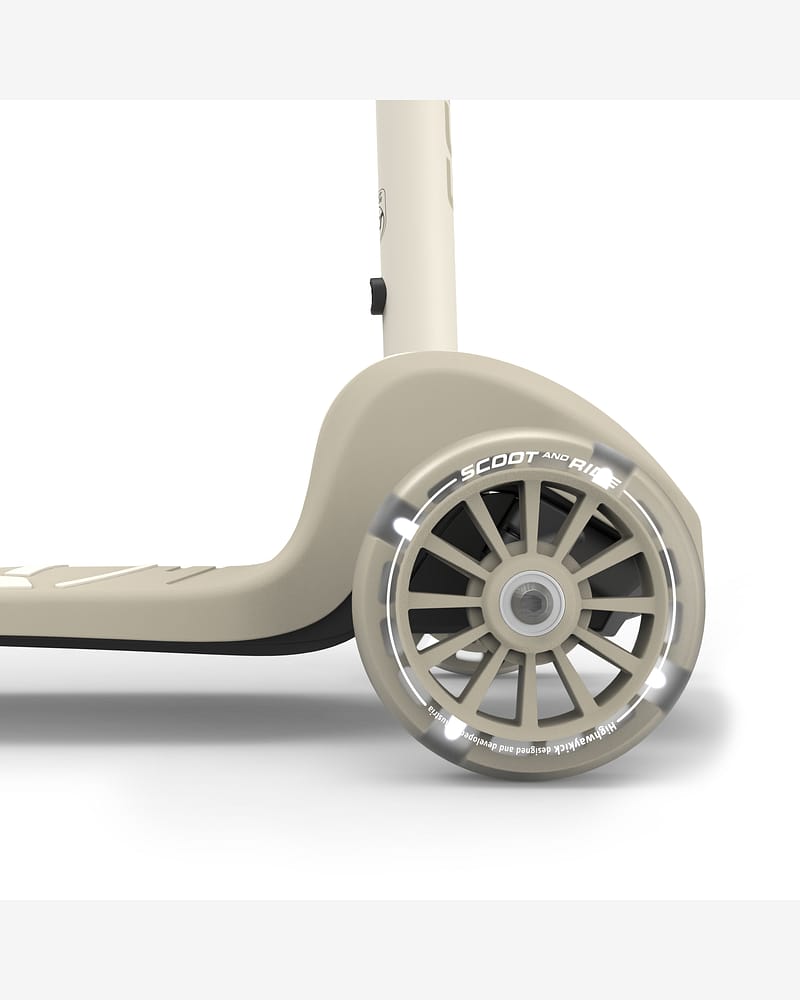 Scoot and Ride Highwaykick 3S Sparkesykkel - med LEDlys i hjul | Barn 3år+