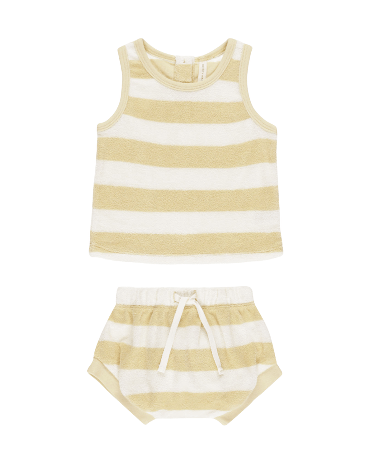 Topp & Shorts Sett – Terrystoff i Øko Bomull | Terry Tank + Short Set