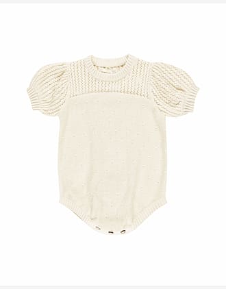 Romper Baby - 100% Øk. Bomull, Pointelle | Knit Romper