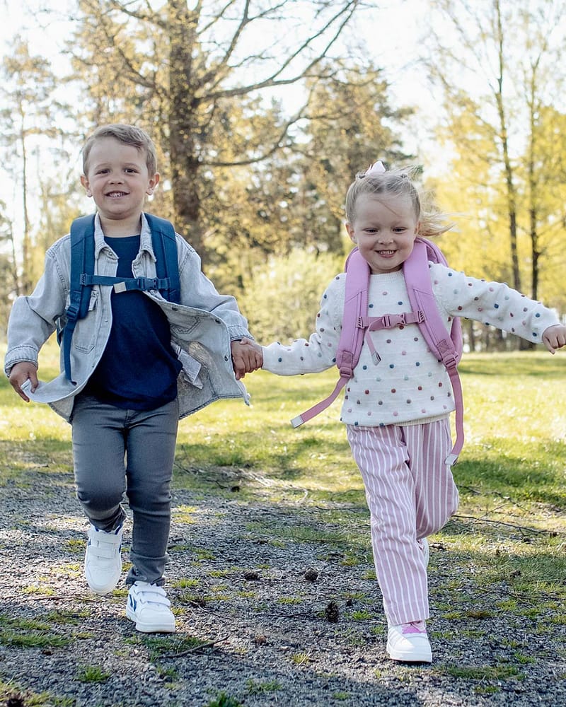 Barnehagesekk m/ Regntrekk og Refleks - 10 liter | Mini Urban