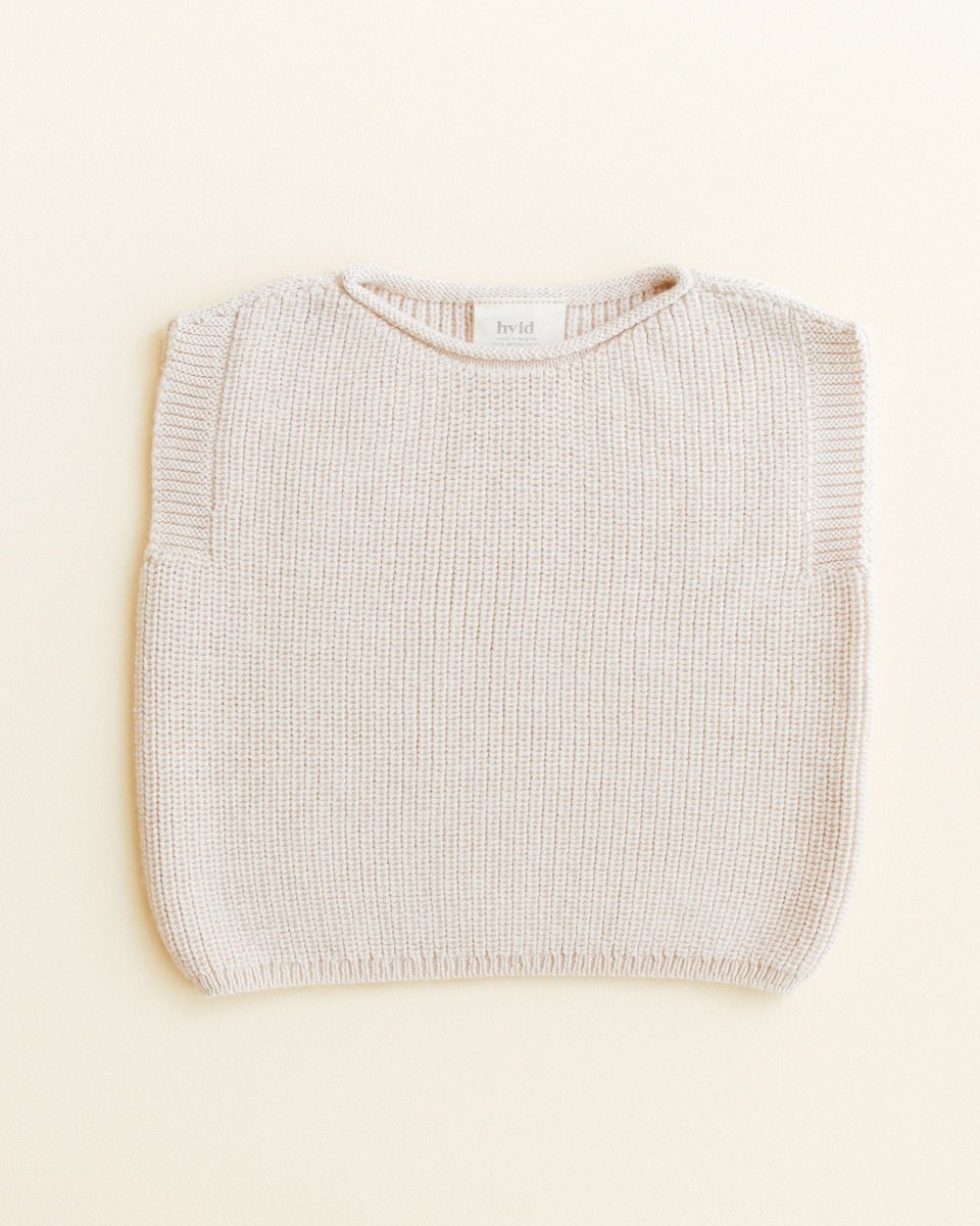 Ullvest Baby – 100% Merino, Ubehandlet Ull | Vest Harvey Baby, Cream