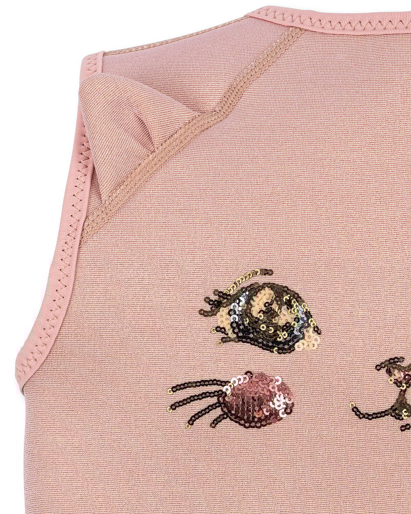 Svømmevest Barn m/ Utagbare flyteelementer | Kitty Flytevest