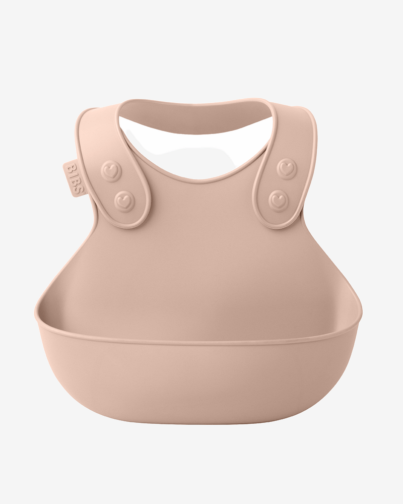 Smekke M/ Justerbar Passform - Dyp Lomme | Silicone Baby Bib