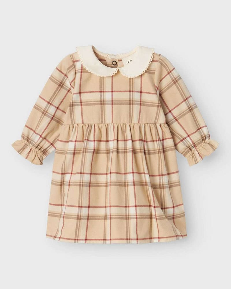 Kjole Baby M/ Krage - Øko bomull | Sevena LS Body Dress