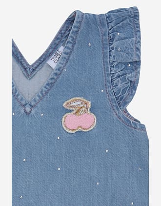 Kjole Barn m/ Glitter Paljetter - Denim | HCKaroline Sparkling