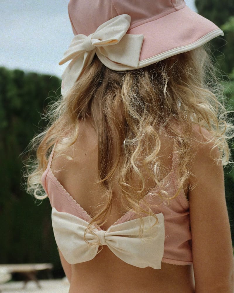 Badehatt m/ Stor Brem & Katteører - UPF 40+ | Kitty Swim Hat