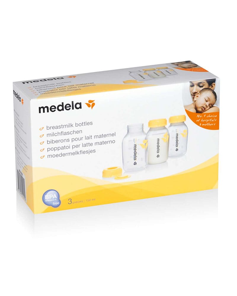 Melkeflaske 3pk - Tåteflaske Uten smokk - 150ml