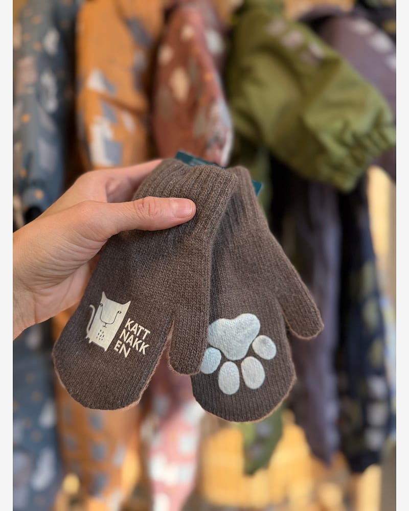 Kattnakken Magiske Ullvottar - Tynne Ullvotter m/ antiskli