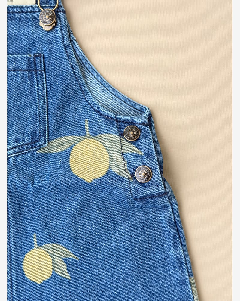 Seleshorts Barn – Denim, 100% Øko Bomull | Magot Overalls GOTS
