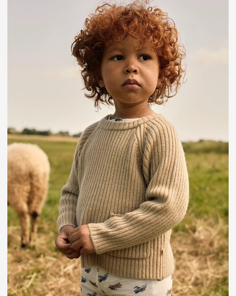 Genser i Ull Barn - 95% Merino