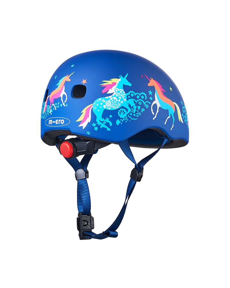 Unicorn Hjelm for Barn – Justerbar Sykkelhjelm m/ LED-lys