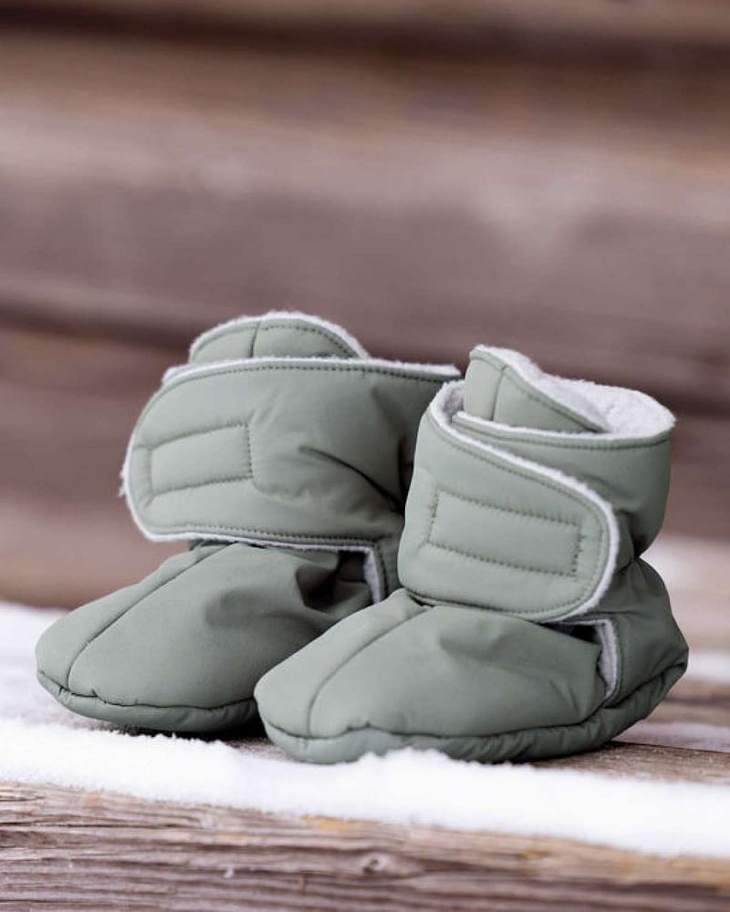 Babytøfler m/ Ullfôr - Vanntette | Baby Booties