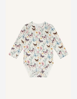 Body Baby med Print - 95% Bambusviskose, 5% Elastane | HCBuller Butterfly