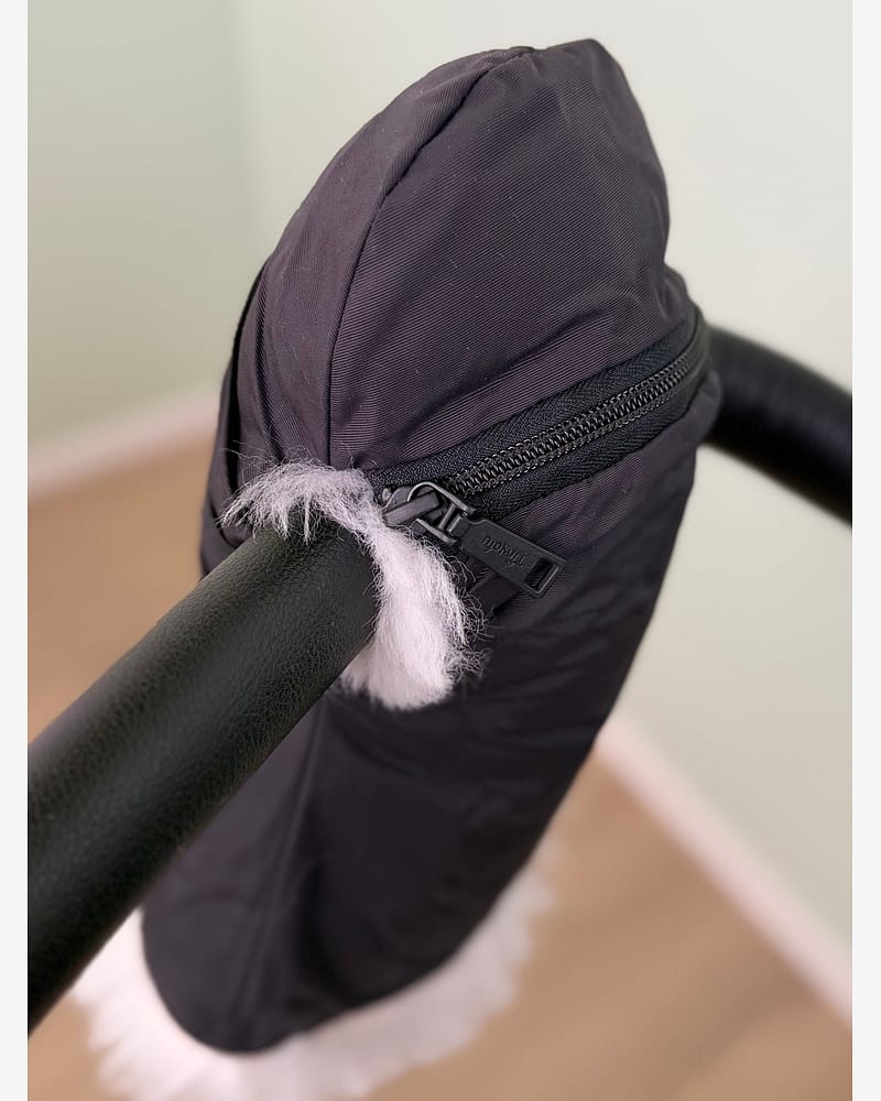 Håndmuffe Vogn - 100% Merino | Vognvotter zipper