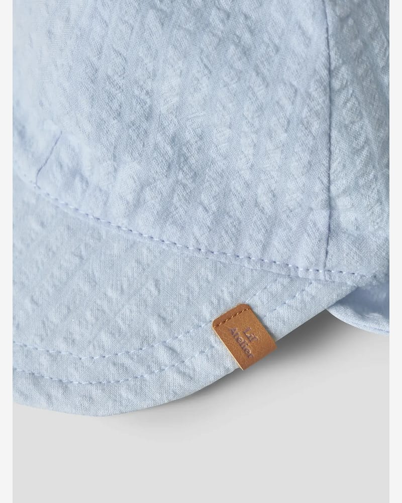 Solhatt m/ Knyting - Musselin Bomull | NBMHOMAN SUN HAT LIL