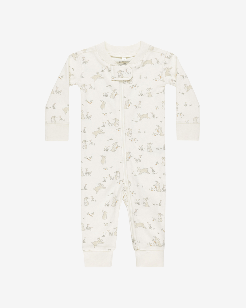 Pysj med to-veis Glidelås - 100% Øk. Bomull | Zip Longsleeve Sleeper