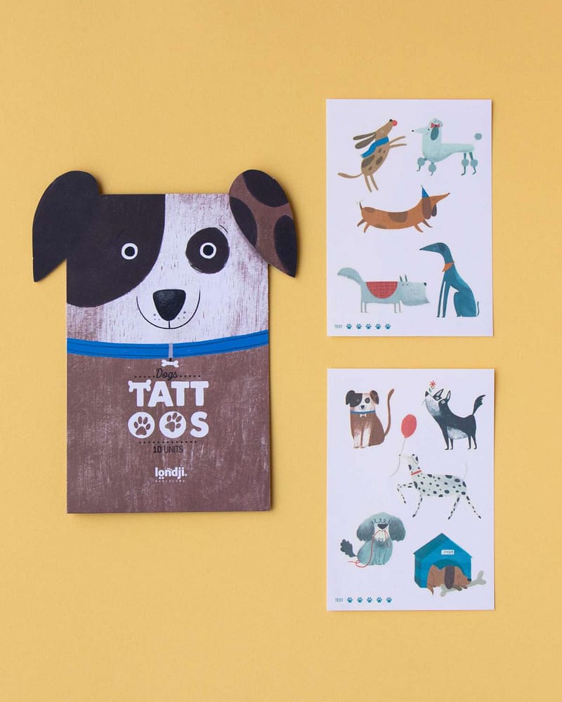 Tatoveringer Barn 10pk - Dermatologisk testet | Hund