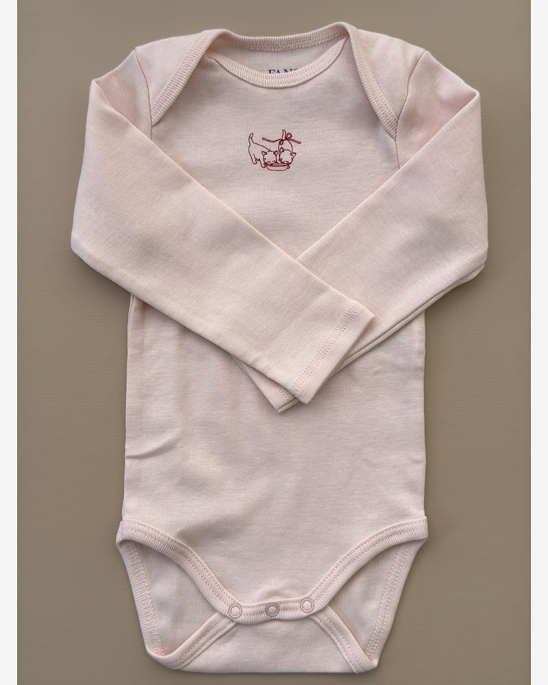 3pk. Body m/ Konvolutt Hals - 100% Øko Bomull | Fio Body - Gavepakke