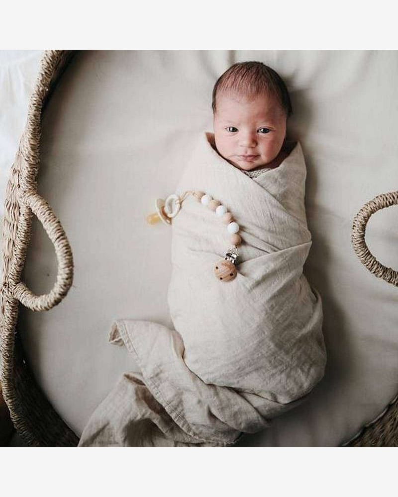Swaddle - 100% Økologisk Musselin - 120x120cm