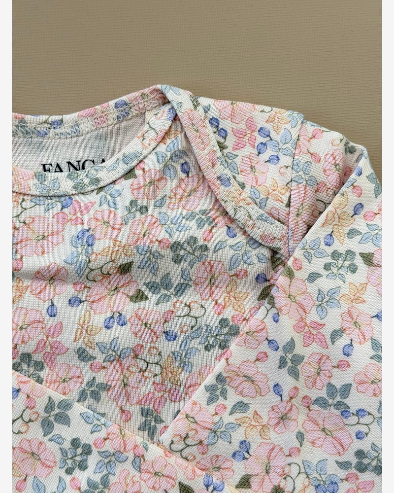 Body m/ Konvolutt Hals - 100% Øko Bomull | Fio LS Body