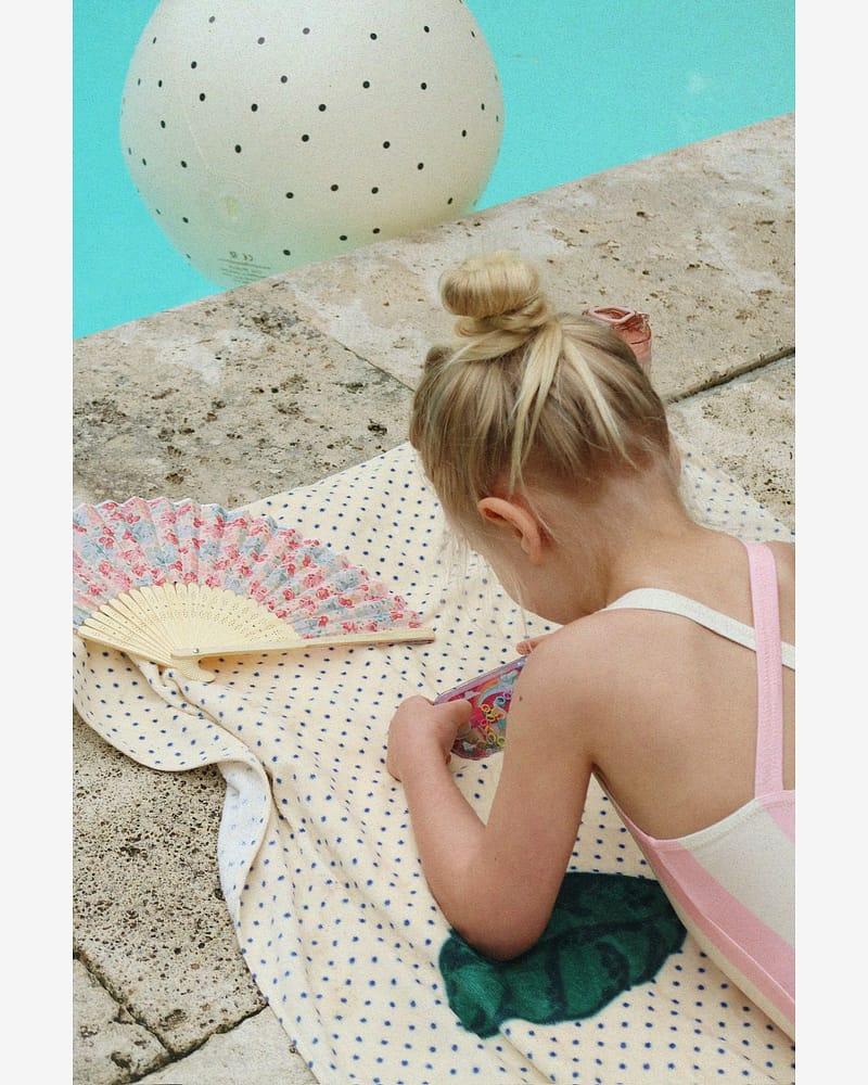 Strandhåndkle 100x70cm - 100% Øko Bomull | Beach Towel