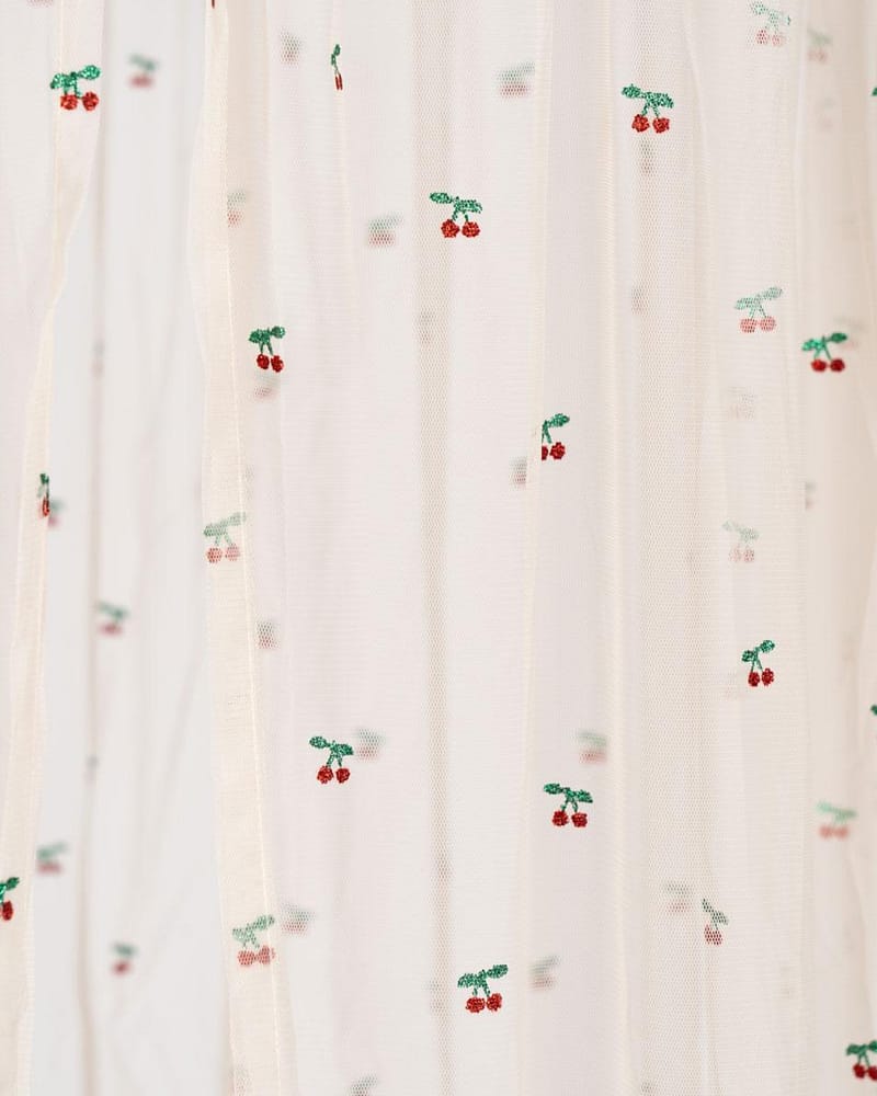 Sengehimmel - 300 cm | Tulle Cherry Glitter