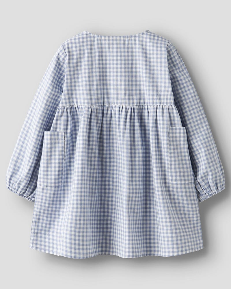 Kjole Barn M/ Volanger - Øko bomull | NMFTALLULA LS LOOSE DRESS LIL