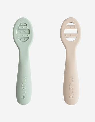 Babyskje 2pk - Silikon | First Feeding Baby Spoons