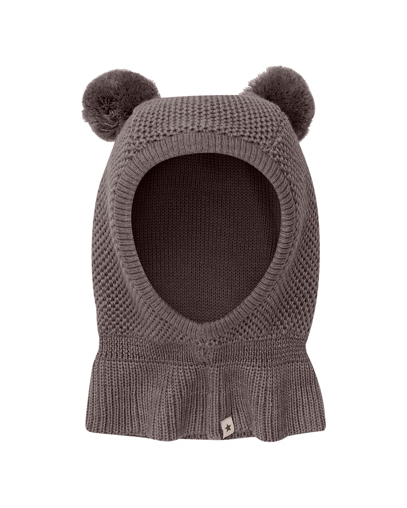 Balaclava Ull 2-Lags m/ Vindstopper | Windstopp w. Pompoms