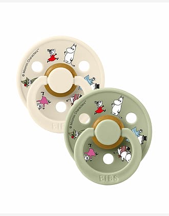 BIBS x Moomin Smokk 2pk – Rund, Naturgummi