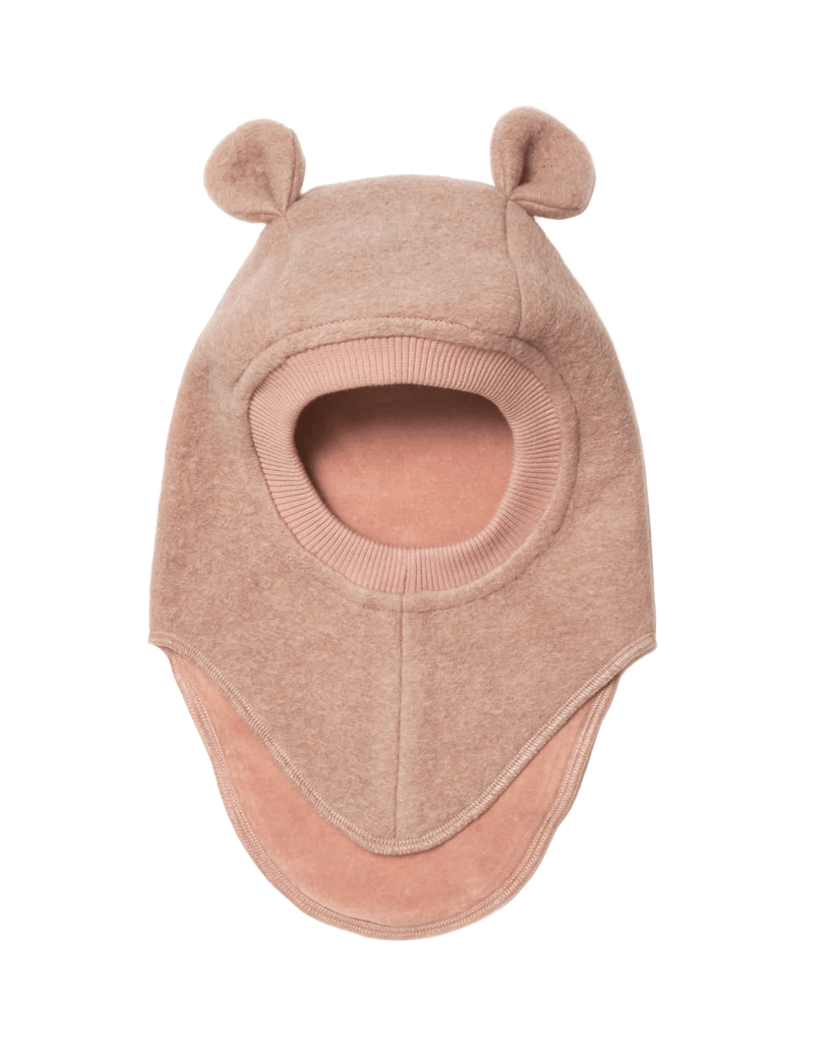 Balaclava Ull 2-lags – Bamseører, Børstet Ullfleece | Ears Wool