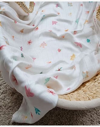 Swaddle / Svøpeteppe - 100% Øko Bambus | 120x120cm