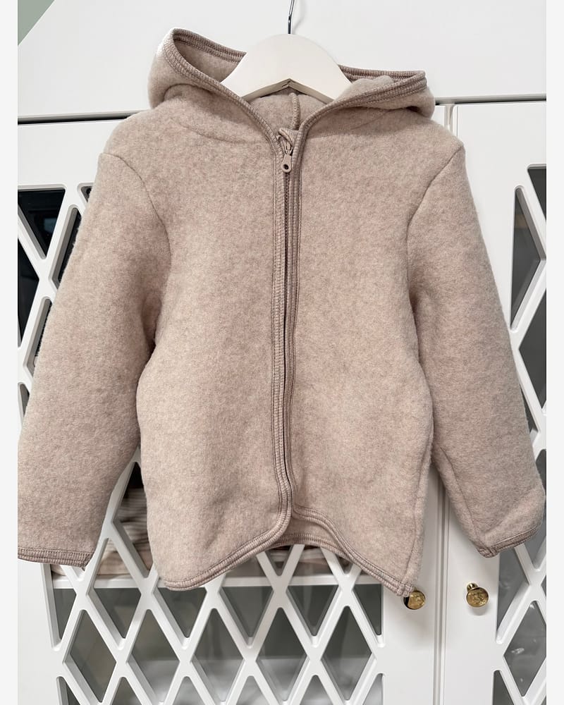 Ulljakke i ullfleece - Varm