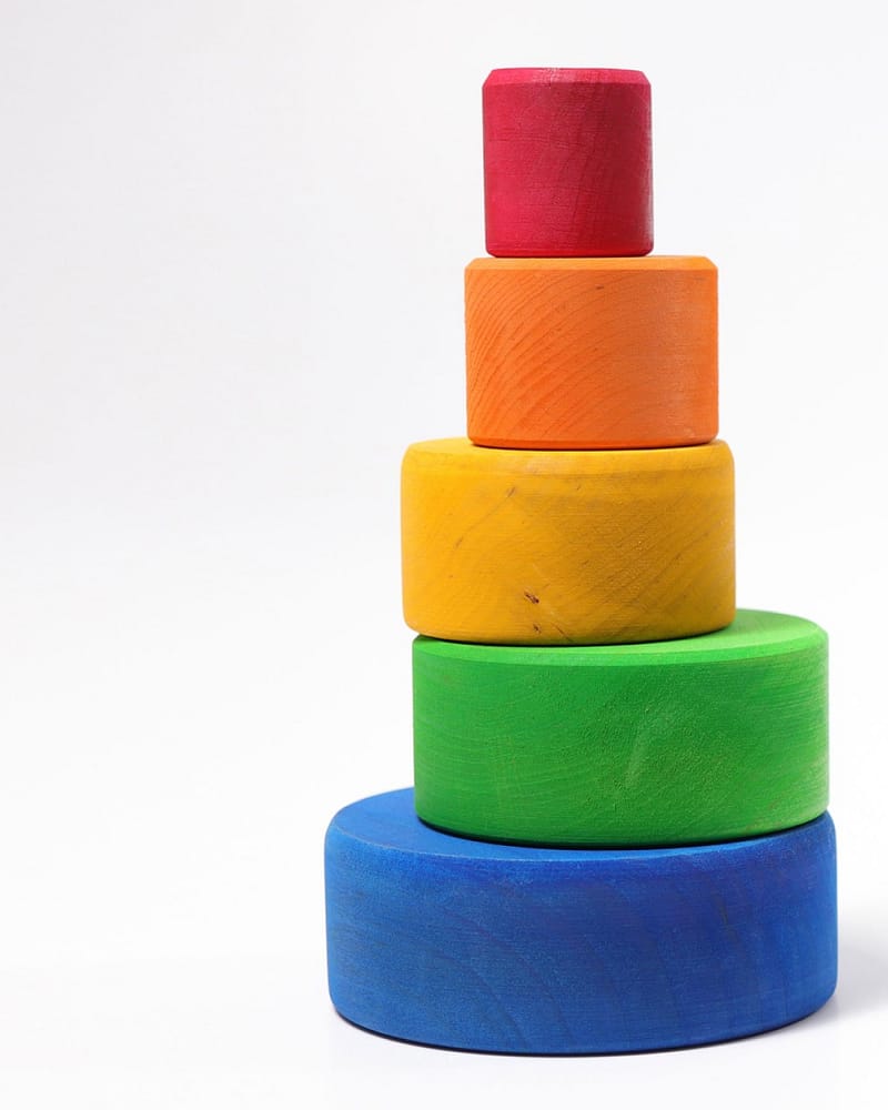 Stableskåler 5pk - Leke i Tre | Montessori Leker