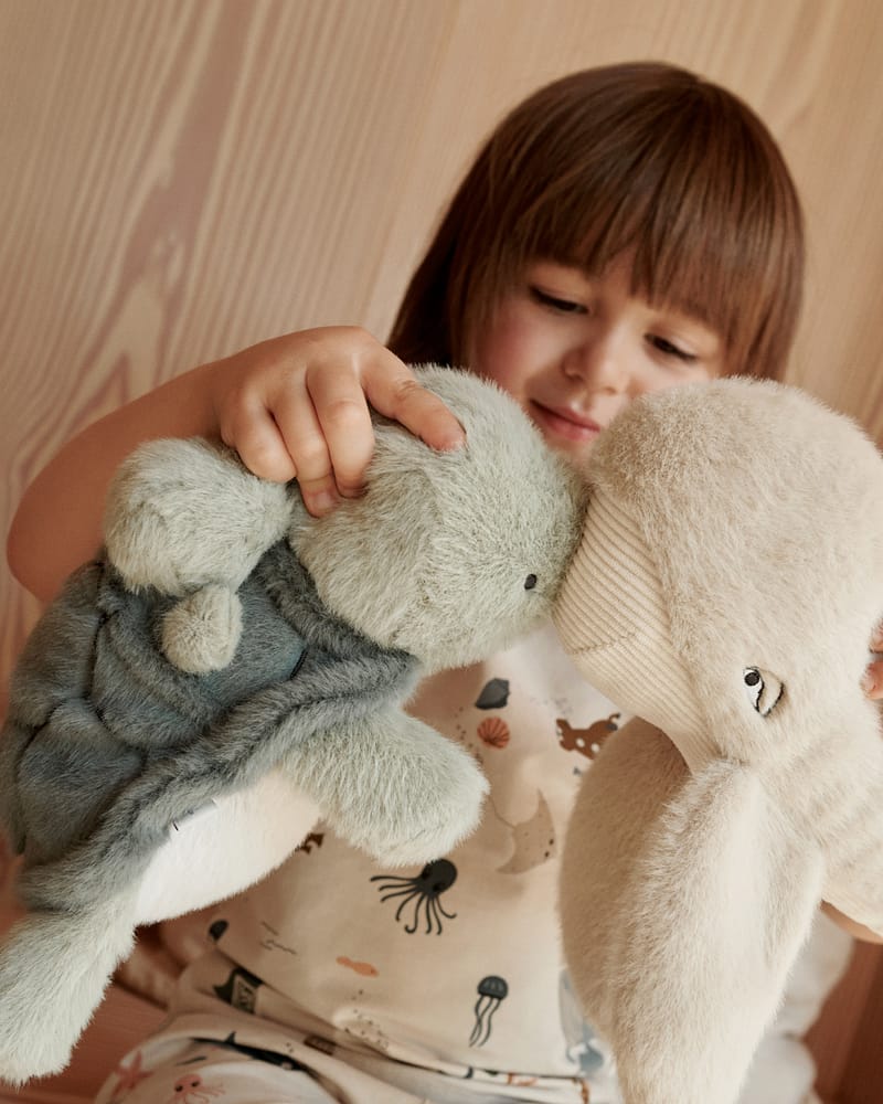 Bamse Hval - Stor, 60cm | Berman Whale Teddy