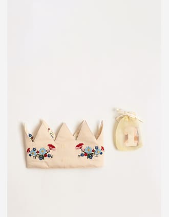 Bursdagskrone Barn 1-9år - Økologisk & Resirkulert | Fabric Birthday Crown