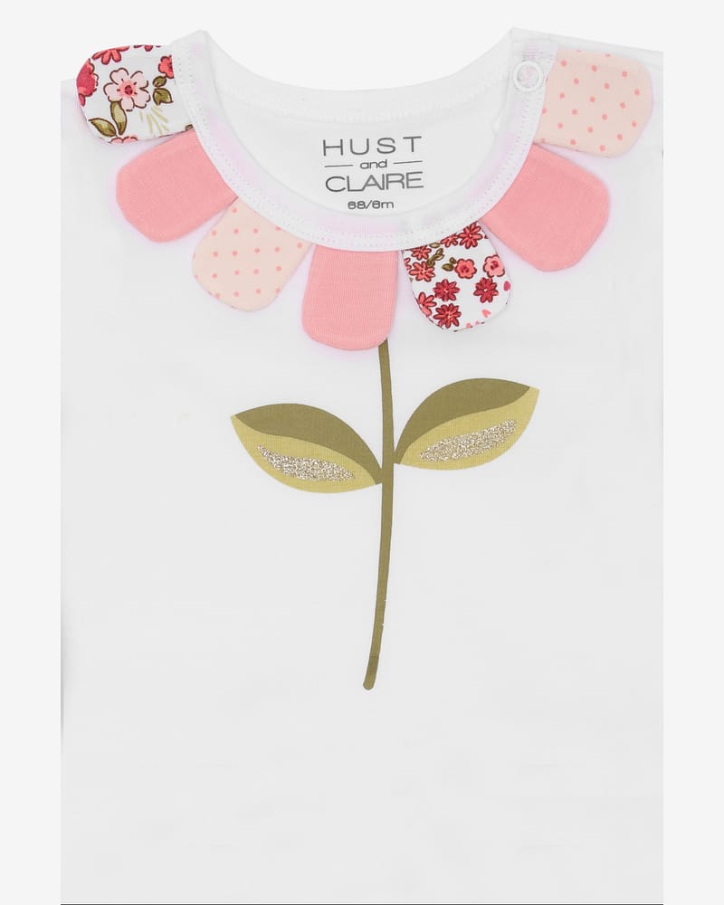 Body Kortermet - 95% Bomull,5% Elastan | HCBritt Petals