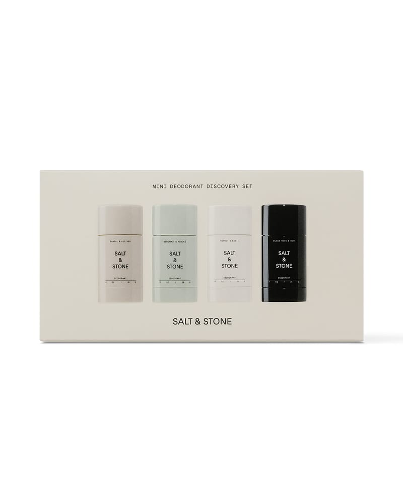 Deodorant uten Aluminium 4pk - 100% Naturlig,15 g | Mini Deodorant Discovery Set